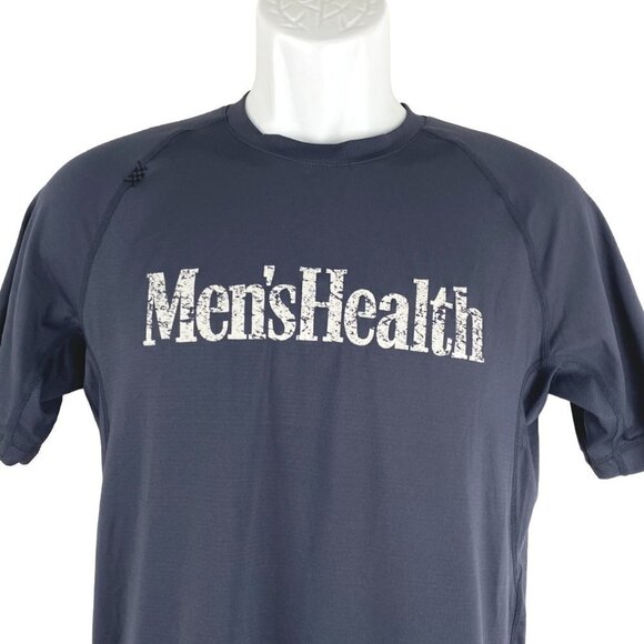 Rhone T-Shirt Tee Small Men's Health Blue Short Sleeve Crewneck TP-2280 - Picture 3 of 9
